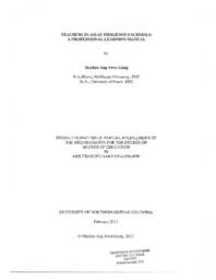 Teaching in Asian indigenous schools: a professional learning manual