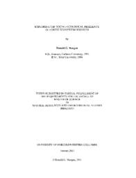 Exploring the social-ecological resilience of forest ecosystem services.