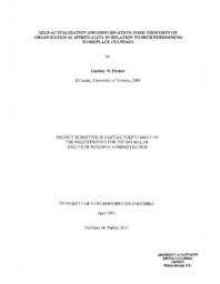 Self-actualization and individuation: some thoughts on organizational spirituality in relation to high performing workplace cultures