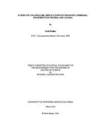 Echoes of Colonialism: Implications of Wrongful Dismissal Judgements in Nigeria and Canada