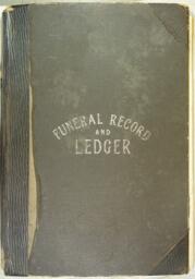Corless Funeral Record and Ledger