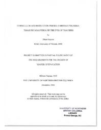 Curriculum and instruction trends in British Columbia: three decades through the eyes of teachers