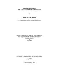 Seen and not heard: the case against Mariá de Cazalla