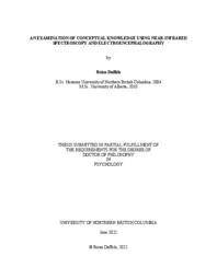 An examination of conceptual knowledge using near-infrared spectroscopy and electroencephalography
