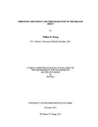Improving the energy and time resolution of the DRAGON array