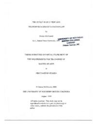The Sto:lo world view and the individualism of Canadian law