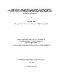 Linking Inuit and scientific knowledge in coastal marine research: Advancing our understanding of Greenland cod (Gadus ogac) near Ulukhaktok, Northwest Territories under a changing climate