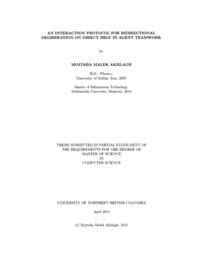 An interaction protocol for bidirectional deliberation on direct help in agent teamwork.
