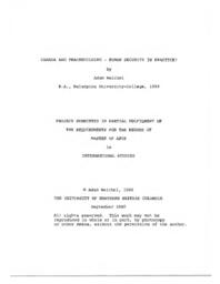 Canada and peacebuilding: human security in practice?