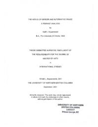 The nexus of gender and alternative trade: a feminist analysis