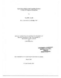 Spirituality, religion and counselling practice: a guide to competent integration