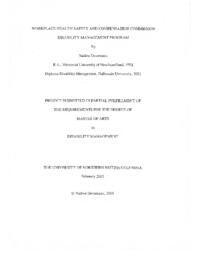 Workplace Health Safety and Compensation Commission Disability Management Program
