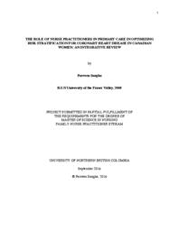 The role of nurse practitioners in primary care in optimizing risk stratification for coronary heart disease in Canadian women: an integrative review