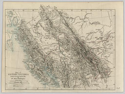Map of British Columbia Reduced from the Original Map by Mr. Alfred Waddington