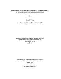 Out of here: Exploring locally regulated difference in contemporary novels of adolescence.