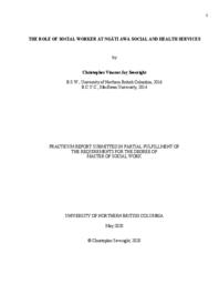 The role of social worker at Ngāti Awa Social and Health Services