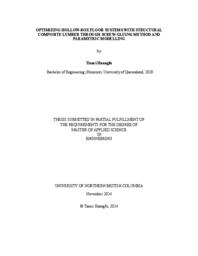 Optimizing hollow-box floor systems with structural composite lumber through screw-gluing method and parametric modelling
