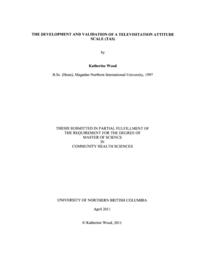 The development and validation of a Televisitation Attitude Scale (TAS).