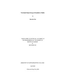 The ideal class group of quadratic fields