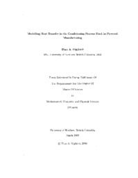 Modelling heat transfer in the conditioning process used in plywood manufacturing.