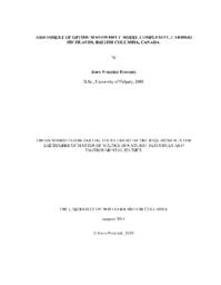 Assessment of optimum snowmelt model complexity, Cariboo Highlands, British Columbia, Canada.