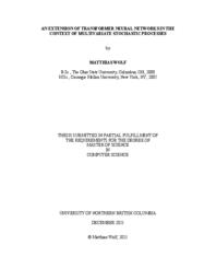 An extension of transformer neural networks in the context of multivariate stochastic processes