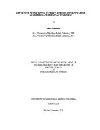 Support for people living with HIV: insights into knowledge acquisition and personal wellbeing