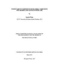 Foster parents’ experiences with animal companions and children and youth in foster care