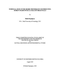 Numerical study on the seismic performance of hybrid steel moment frames with CLT balloon shear walls