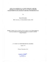 Reducing barriers to accessing primary care for individuals with severe mental illness: examining characteristics of Canadian nurse practitioner practice