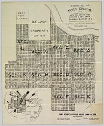 Townsite of Fort George and Subdivisions of Lots 936, 937, 938, 1429, 2507, 2608 and 2610, Group 1, Cariboo District, B.C.
