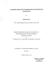 A flexible simulation framework for distributed algorithms