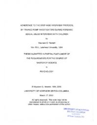 Adherence to the step-wise interview protocol by trained RCMP investigators during forensic sexual abuse interviews with children