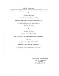 Across the street: an intimate feminist geography in Aotearoa/New Zealand