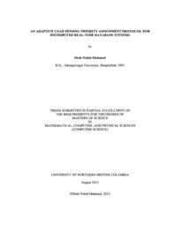 An adaptive load sensing priority assignment protocol for distributed real-time database systems.