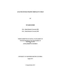 Analysis of road traffic mortality in Iran.