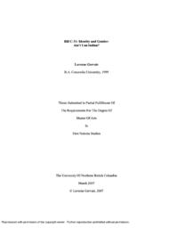 Bill C-31. Identity and gender: Ain't I an Indian?