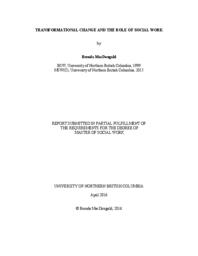 Transformational change and the role of social work
