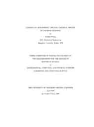 Lumping of atmospheric organic chemical species by machine learning.
