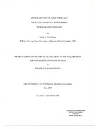 Review of twelve long term care facilities' disability management program and processes