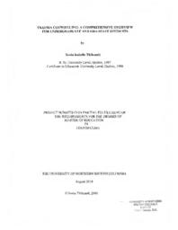 Trauma counselling: a comprehensive overview for undergraduate and graduate students