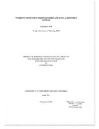 Working with teens through grief and loss: a resource manual