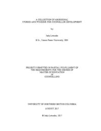 A collection of aboriginal stories and wisdoms for counsellor development