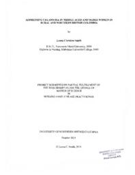 Addressing chlamydia in middle aged and older women in rural and northern British Columbia