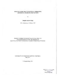 Role of nurse practitioner in addressing aboriginal diabetes prevention