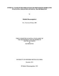 Interval-valued Pythagorean fuzzy decision-making models for evaluating challenges of digital transformation